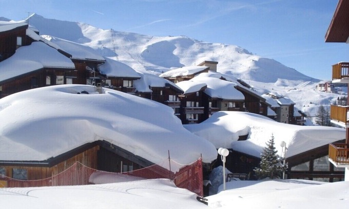 Plagne Villages Apartment | Delightful Duplex Steps from Ski Runs with Pool & Spa