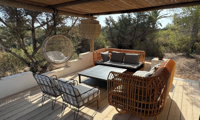 Sant Francesc Xavier House | Charming Villa Can Croco 2 with Ocean Views & Pool