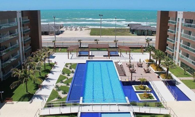 Antonio Diogo Apartment | Relax at Vg Fun Apto Praia do Futuro with Pool & Ocean View