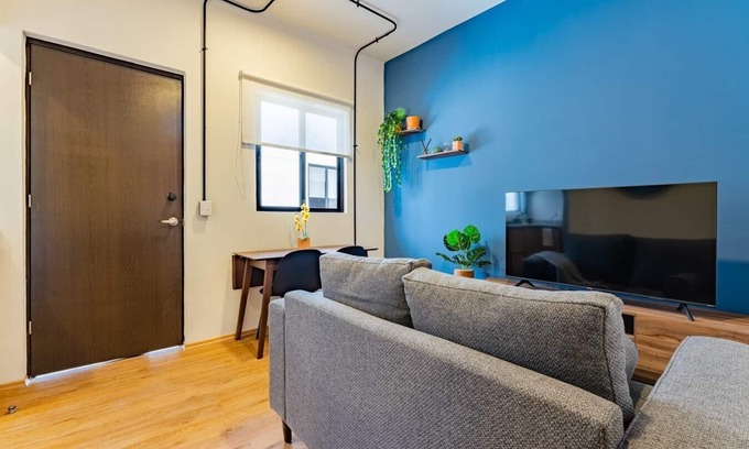 Miguel Hidalgo Apartment | Stylish Depa in Polanco with Gym and Rooftop Retreat
