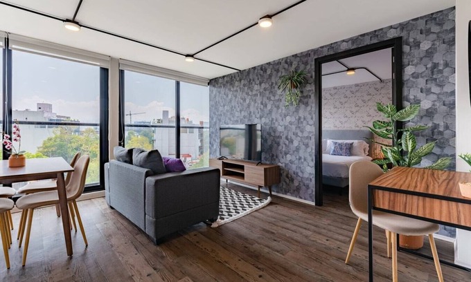 Hipodromo Apartment | Top-Rated VH Piso Completo Condesa with Gym & Spa Access