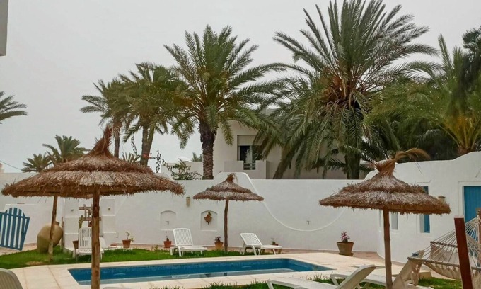 Mezraia Villa | Villa Yasmina: Relax by the Beach with Pool & Ocean Views