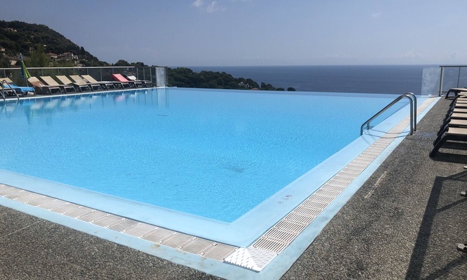 Cap d'Ail Apartment | Viangella - Breathtaking Ocean View with Infinity Pool
