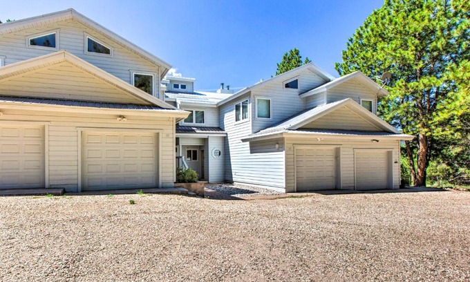 Angel Fire House | Vibrant Escape Steps from Angel Fire Resort with Hot Tub