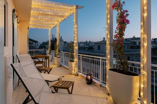 Athens City Centre Apartment | Victoria Suite: Private Jacuzzi & Scenic Terrace Retreat