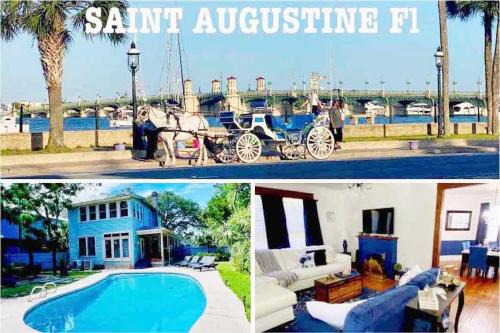St. Augustine House | Victorian Pool Home l Historic District l Downtown