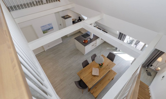 Alt Gaarz Apartment | Cozy Two-Story Retreat with Balcony & Oceanfront Views