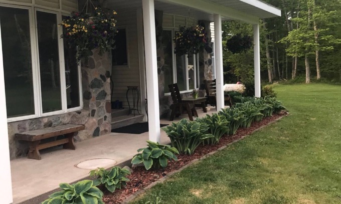 Pelkie House | Enchanting View of Keweenaw Bay with Pool & Spa Amenities