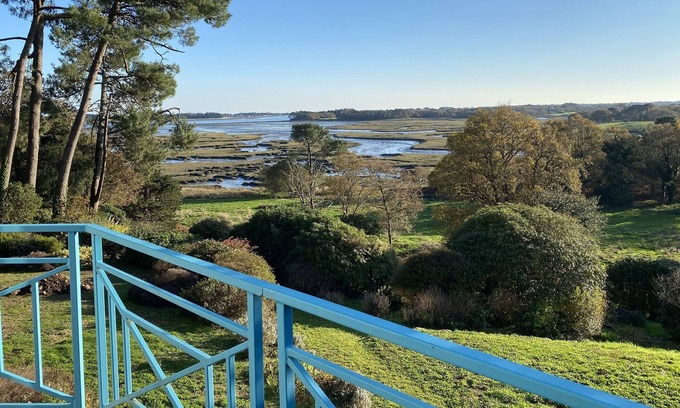 Pont-l'Abbe House | VIEW of the ARM of the SEA, quiet, top location.