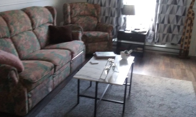 Rimouski-Neigette Apartment | View of the river, near the city center and the bike path near the river.