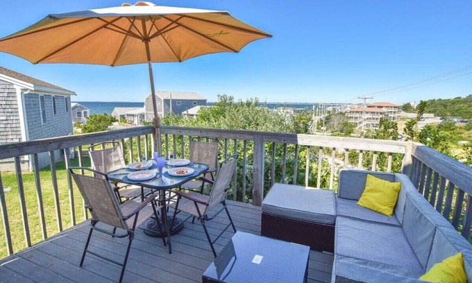 North Truro House | Unmatched Bay Views with Private Beach Access Await You!