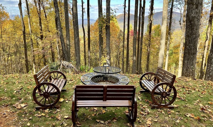 Ellijay Cabin | Pet-Friendly Cabin Retreat with Scenic Views on Walnut Mountain
