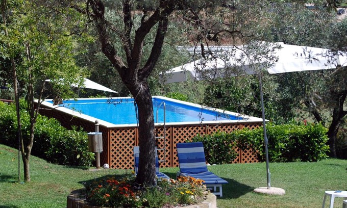 Zona XXVI Castel di Decima Apartment | Vigna Licia: Oceanfront Stay with Pool & Hot Tub Bliss