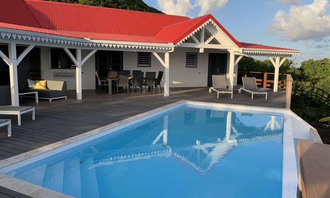 Capesterre-de-Marie-Galante Villa | Villa Coco Caline: Ocean View with Private Infinity Pool