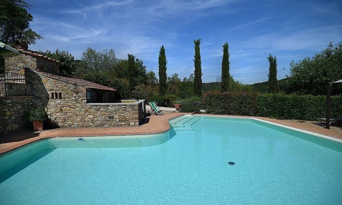 Sant'Andrea in Percussina Villa | Villa Lacustre: Pet-Friendly Tuscan Villa with Pool & Spa