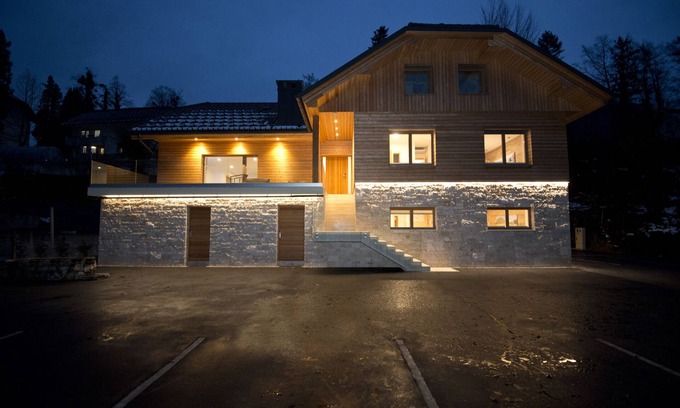 Bled Villa | Vila Alpina - Modern Room Nestled in Nature's Embrace