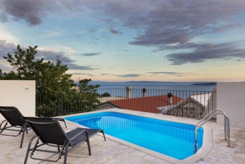 Brela Villa | Experience Vila Eli: Oceanfront Bliss with Top Amenities