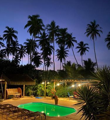 Sao Miguel de Touros Hotel | Vila Maria Pousada: Guest Rated 10/10 with Ocean Views