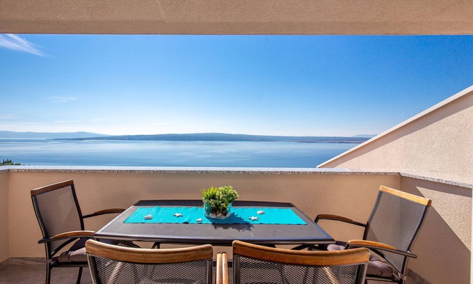 Dramalj Apartment | Vila Veronique: Breathtaking Sea View & Top Guest Rated