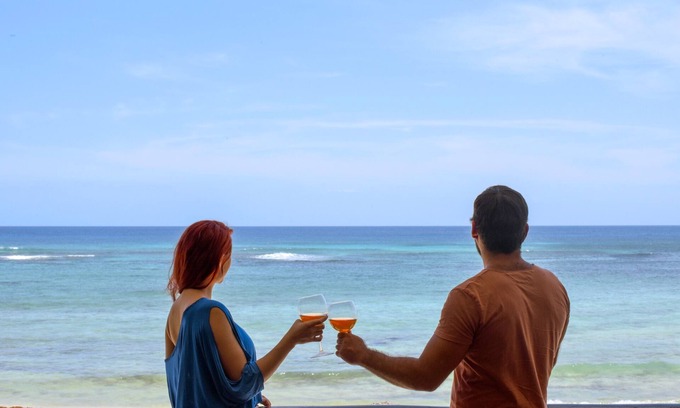 Akumal Condo | Seaside Escape: 10/10 Rated Two-Bedroom Beachfront Condo