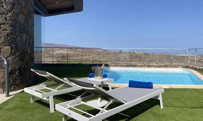 Salobre House | Relaxing Villa Calm with Ocean Views and Spa Amenities