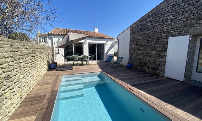 Saint-Clement-des-Baleines House | Inviting Renovated Home with Pool and Family Amenities