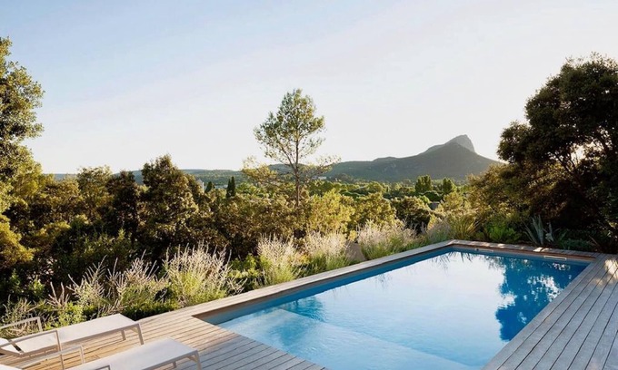 Saint-Mathieu-de-Treviers Villa | Experience Villa du Pic Saint Loup with Private Pool & More