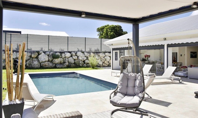 Saint-Francois Villa | Villa St François G163A: Family-Friendly Getaway with Pool