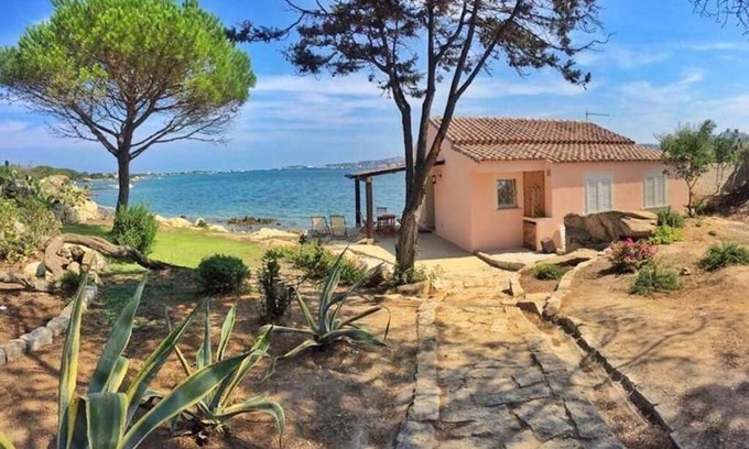 La Maddalena Villa | Villa 1 mt Sea: Relax in a Private Pine Forest Retreat