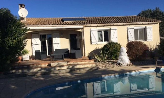 Saint-Paul-et-Valmalle Villa | Villa with Private Pool & Ocean View – Ideal for Families