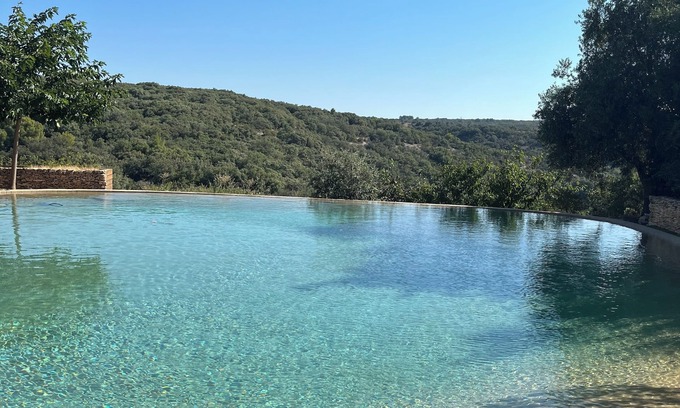 Saint-Maximin House | Discover Villa Uzès: Poolside Retreat with Ocean Views