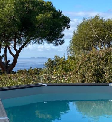 Molini Villa | Relaxing Villa with Ocean View & Private Beach in Porticcio