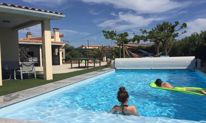 Vias House | Sea-View Villa with Private Heated Pool - Guest Rated 9.8