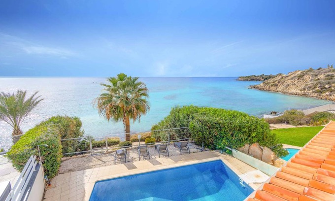 Pegeia Villa | Family-Friendly Oceanfront Villa with Private Pool
