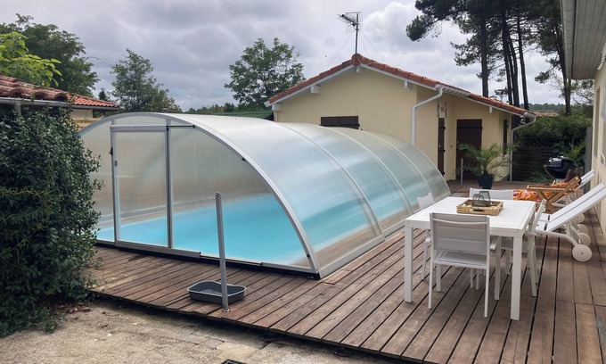 Mimizan Villa | Villa 4* MIMIZAN: Heated Pool, Beach & Wildlife Welcome