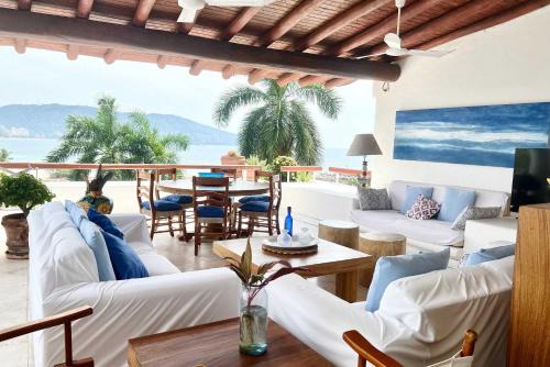 Ixtapa Villa | Villa Frente al Mar: Oceanfront Escape with Private Beach