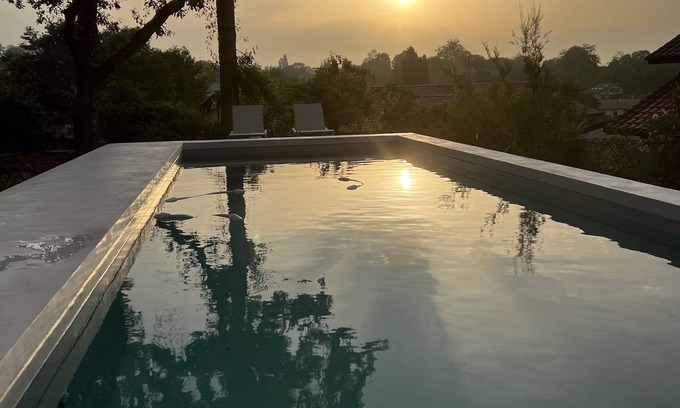 Bidart House | Idyllic Villa for 8 with Pool on Basque Coast in Bidart