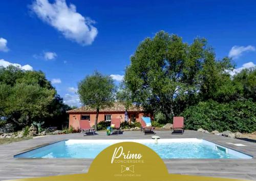 Figari Villa | Villa A LICCIA: Oceanfront Oasis with Pool & Spa