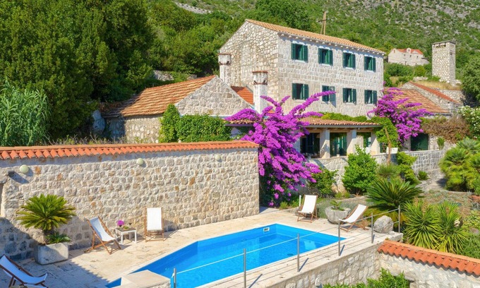 Brsecine Villa | Villa Above the Sky: Pet-Friendly Retreat with Pool