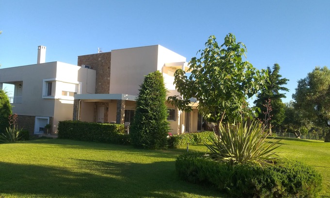 Possidi Villa | Villa Achilleos: Modern Residence with Breathtaking Views