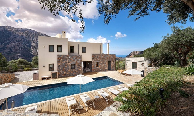 Vrachasi Villa | Villa Adagio: Enjoy a Private Heated Pool Retreat