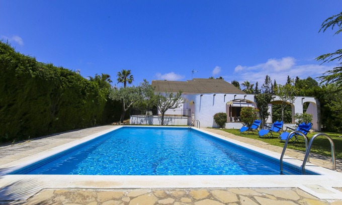 Salou Villa | Relaxing Retreat at ADELFA with Pool and Spa Amenities