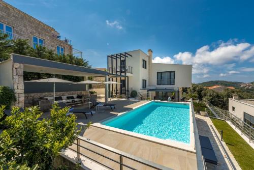 Stikovica Villa | Villa Agave: 5-Star Oceanfront Retreat with Pool & Views