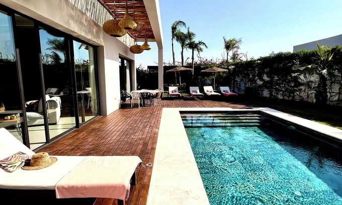 El Aggada Villa | Villa Alanaé: Heated Pool & Spa, 10 Min from Marrakech