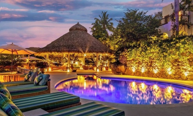 Playa Guitarron House | Villa Alejandra: Serene Retreat with Private Beach Access