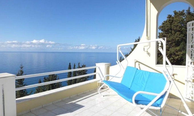 Corfu Villa | Villa Alibertini: Scenic Sea Views & Family-Friendly Amenities