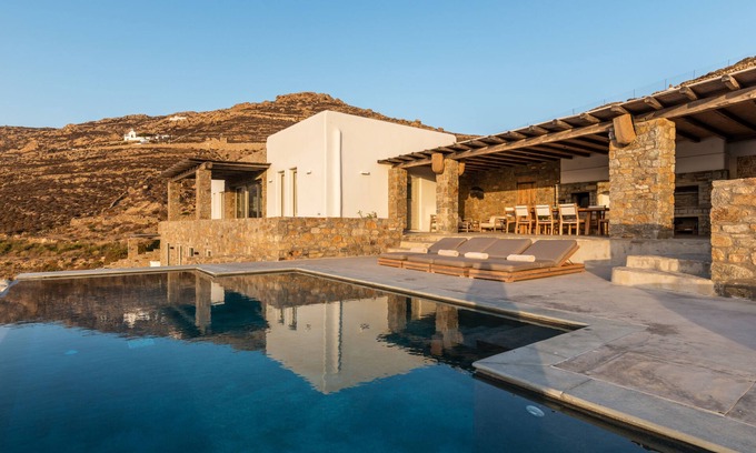Ftelia House | Villa Amore: Breathtaking Sea Views & Private Heated Pool
