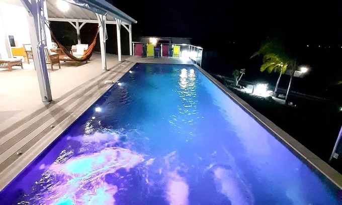 Saint-Francois Villa | Villa an kann la': Tropical Escape with Heated Pool & Spa