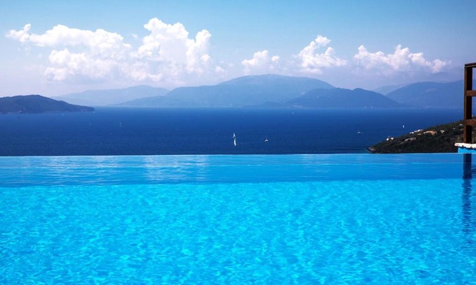 Sivota Villa | Discover Villa Andromeda: Family-Friendly with Pool Access