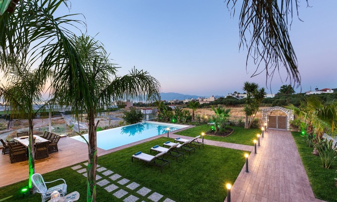 Kissamos Villa | Villa Anemeli: Private Pool & Breathtaking Ocean Views